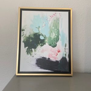 Lindsay Letters canvas with gold frame